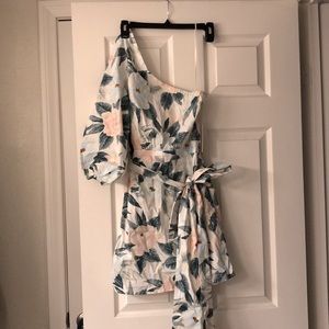 “The Salty Blonde” One Shoulder Mini Dress